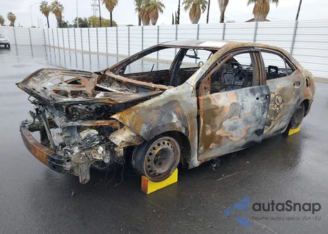 2015 Toyota Corolla L из США, поврежденный, VIN 2T1BURHE4FC358945